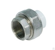 Муфта  полипропиленовая разъемная PP-R  20 мм x 1/2" ВР белая VALFEX (10155015)