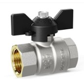 Кран шаровой  3/4" FF бабочка LD Pride (LD 47.300.20)