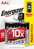 Батарейка  Energizer AA MAX 6шт E91 алкалиновая