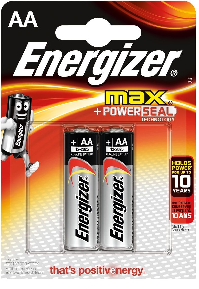 Батарейка AA Energizer MAX 2 шт E9 (E300157000) Батарейка AA Energizer MAX 2 шт E9 (E300157000)