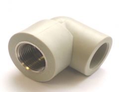 Уголок комбинированный PPRC ф 25мм x 3/4" ВР белый Уголок комбинированный PPRC ф 25мм x 3/4" ВР белый