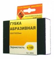 Губка абразивная 100х70х25мм К60 Энкор 20501 Губка абразивная 100х70х25мм К60 Энкор 20501