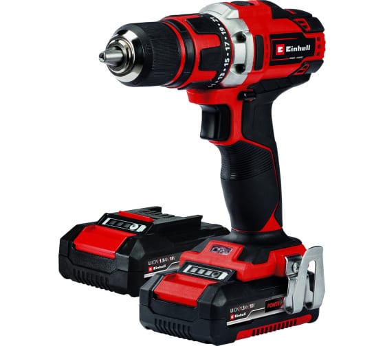 Шуруповерт аккумуляторный Einhell PXC TE-CD 18/40-1 L 13мм,2x1,5Ач 4513939 Шуруповерт аккумуляторный Einhell PXC TE-CD 18/40-1 L 13мм,2x1,5Ач 4513939