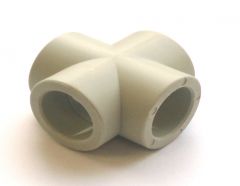 Крестовина PPRC ф50 мм (10/60) серая FD-plast 1225/12205 Крестовина PPRC ф50 мм (10/60) серая FD-plast 1225/12205