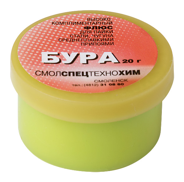 Флюс для паяльника FIT Бура 20мл 60575 Флюс для паяльника FIT Бура 20мл 60575