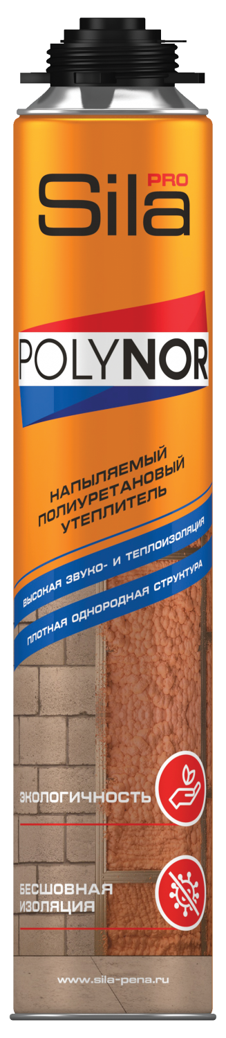 Пено-клей для наружной теплоизоляции проф 850мл Sila SPPLY