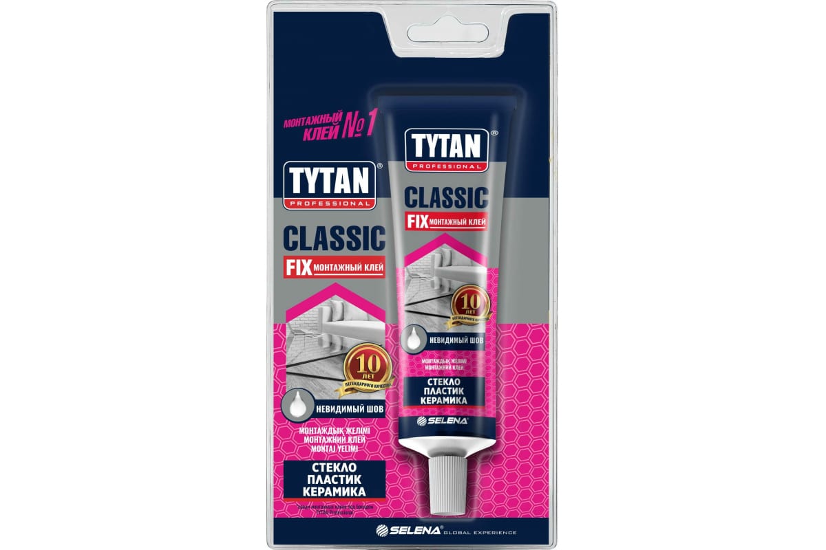 Клей монтажный TYTAN Classic Fix 100мл 46835 Клей монтажный TYTAN Classic Fix 100мл 46835
