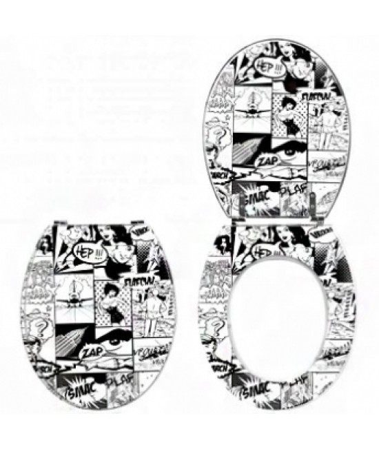 Сидение для унитаза Wirquin "Комикс" 207188841 Сидение для унитаза Wirquin "Комикс" 207188841