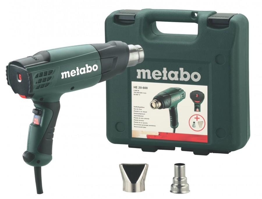 Пистолет тепловой Metabo HE 20-600 кейс 602060500 Пистолет тепловой Metabo HE 20-600 кейс 602060500