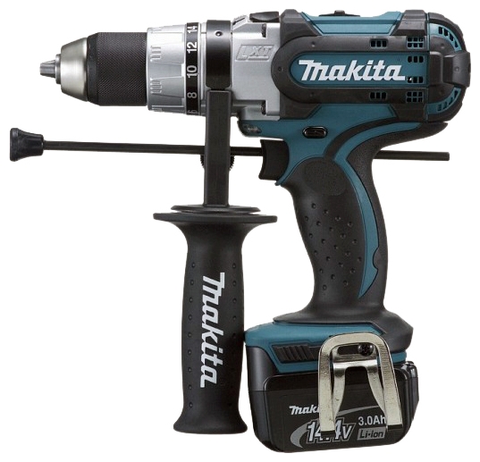 Ударный шуруповерт аккумуляторный Makita DHP444RFE Ударный шуруповерт аккумуляторный Makita DHP444RFE