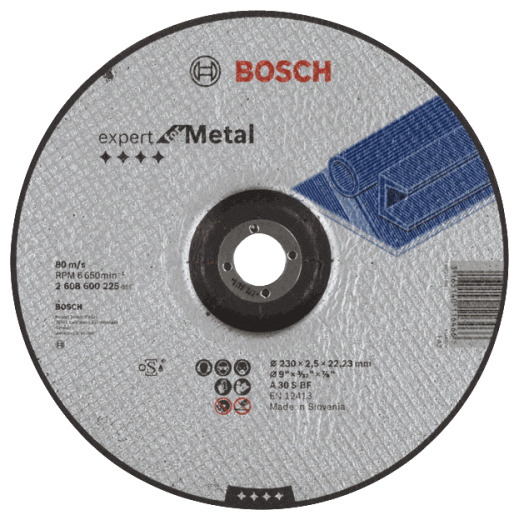 Круг отрезной Bosch ф230х2,5х22 для металла Std for Metal 1 шт/25 2 608 619 776 Круг отрезной Bosch ф230х2,5х22 для металла Std for Metal 1 шт/25 2 608 619 776