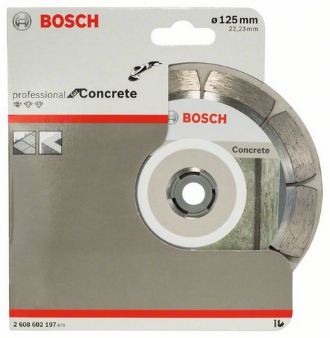 Алмазный круг 125х22 бетон Pf Concrete BOSCH 2.608.602.197 Алмазный круг 125х22 бетон Pf Concrete BOSCH 2.608.602.197