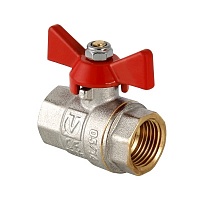 Кран шаровой 1/2" FF бабочка (16/256) Valtec VT.217.N.04 Кран шаровой 1/2" FF бабочка (16/256) Valtec VT.217.N.04