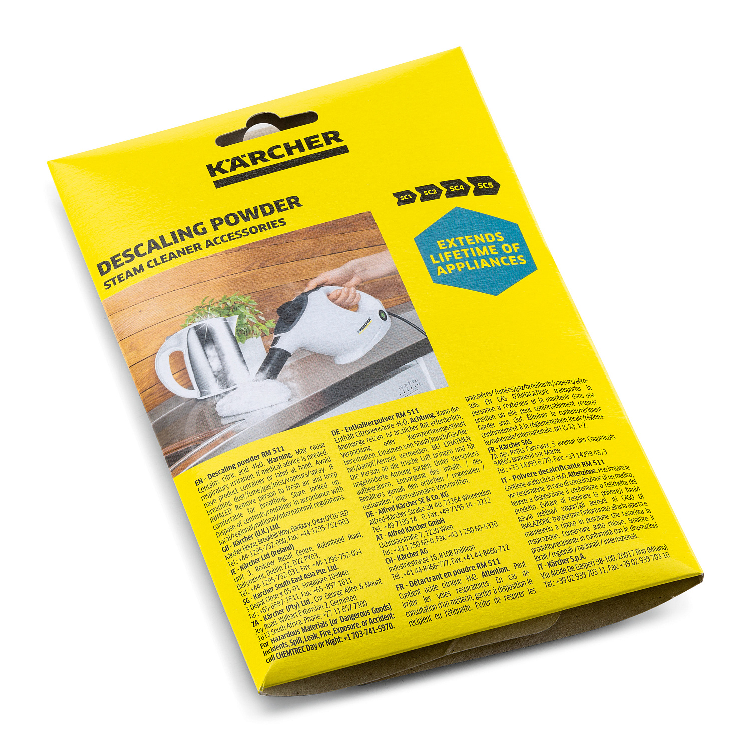 Порошок RM 511*EU антинакипин 6x17г Karcher 6.296-193