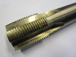 Метчик G1/2" трубный машинная / ручная резьба Р6М5 Метчик G1/2" трубный машинная / ручная резьба Р6М5
