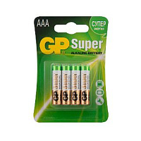 Батарейка GP ААА Super Alkaline LR03 BP5 5*1 Батарейка GP ААА Super Alkaline LR03 BP5 5*1