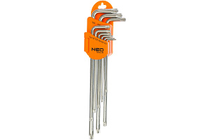 Набор шестигранников 9 пр Torx магнитный наконечник (1,5-10) 09-526 Набор шестигранников 9 пр Torx магнитный наконечник (1,5-10) 09-526
