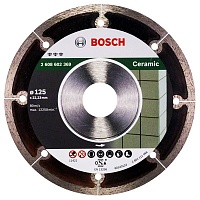 Алмазный круг 125х22 керамика Bf Ceramic Extraclean BOSCH 2.608.602.369 Алмазный круг 125х22 керамика Bf Ceramic Extraclean BOSCH 2.608.602.369