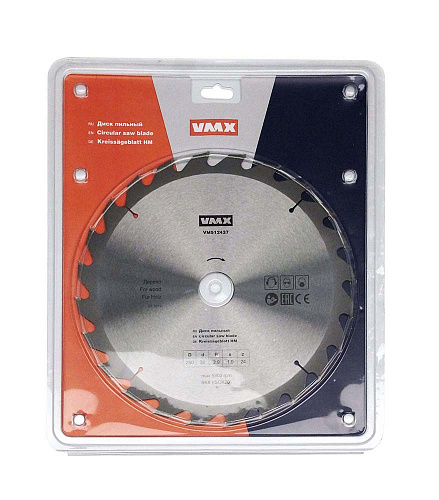 Диск пильный ф250х32 z24 дерево VMX VM512437 Диск пильный ф250х32 z24 дерево VMX VM512437