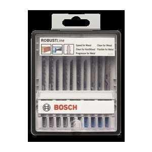 Набор пилок для лобзика 10 штук Progressor Robust Line BOSCH 2.607.010.542 Набор пилок для лобзика 10 штук Progressor Robust Line BOSCH 2.607.010.542
