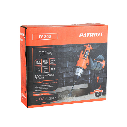 Дрель шуруповерт PATRIOT FS 303 120301303 Дрель шуруповерт PATRIOT FS 303 120301303