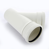 Тройник PP ф110х110мм угол 45° COMFORT Sinikon 508025.K Тройник PP ф110х110мм угол 45° COMFORT Sinikon 508025.K