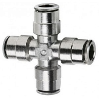 Фитинг цанга крест Camozzi 6600 8 Фитинг цанга крест Camozzi 6600 8