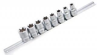 Набор головок TORX 1/2" 8 предметов ДелоТехники 623108 Набор головок TORX 1/2" 8 предметов ДелоТехники 623108