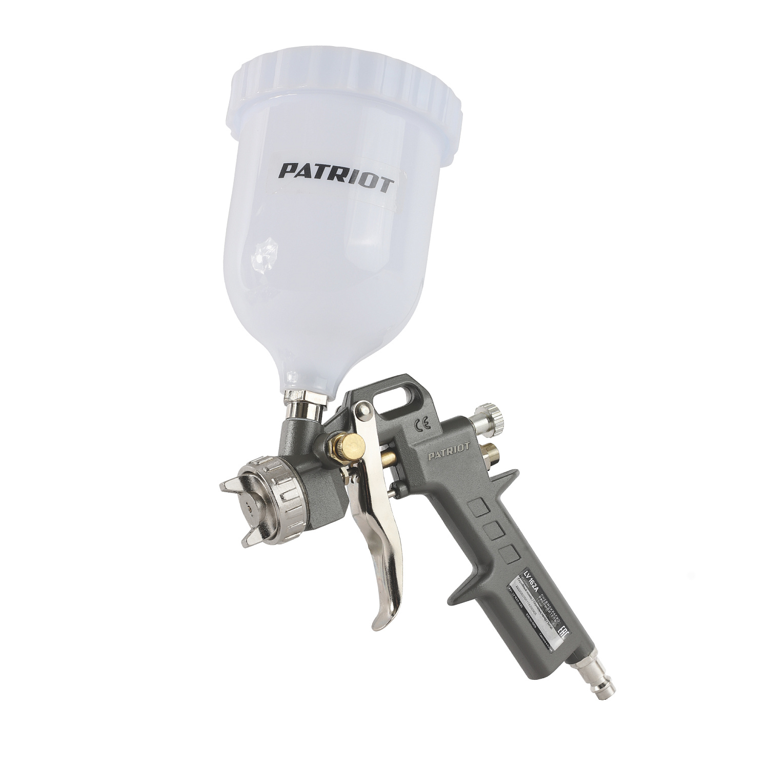 Краскораспылитель Patriot LV 162А 1,5мм верхний бачок 830901005 Краскораспылитель Patriot LV 162А 1,5мм верхний бачок 830901005