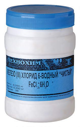 Железо хлорное для травления медных сплавов FIT 250гр 60605