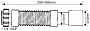 Гофра McALPINE MRMF105S 1 1/4" x Ø40/50 мм длина до 500 мм