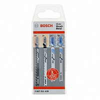 Набор пилок для лобзика Bosch дерево + металл 2 607 011 439 Набор пилок для лобзика Bosch дерево + металл 2 607 011 439