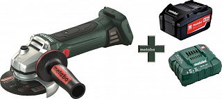 УШМ аккумуляторная Metabo 125мм W 18 LTX 125 Quick 1х4,0 Ач + ЗУ T03330 УШМ аккумуляторная Metabo 125мм W 18 LTX 125 Quick 1х4,0 Ач + ЗУ T03330