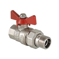 Кран шаровой 1" FM с накидной гайкой бабочка (5/50) Valtec VT.227.N.06 Кран шаровой 1" FM с накидной гайкой бабочка (5/50) Valtec VT.227.N.06