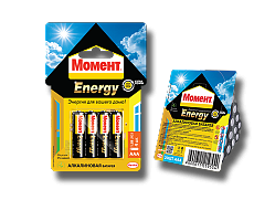 Батарейка AAA Henkel Момент Energy 4 шт 970533 Батарейка AAA Henkel Момент Energy 4 шт 970533