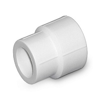 Муфта переходная PPRC ф50х20 внутр/наруж белая FD-plast 2321 Муфта переходная PPRC ф50х20 внутр/наруж белая FD-plast 2321