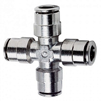 Фитинг цанга крест Camozzi 6600 10 Фитинг цанга крест Camozzi 6600 10