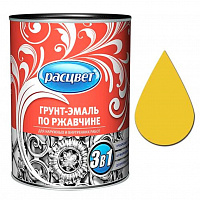 Грунт-эмаль по ржавчине РАСЦВЕТ Желтая 3в1 1.9кг 22417 Грунт-эмаль по ржавчине РАСЦВЕТ Желтая 3в1 1.9кг 22417