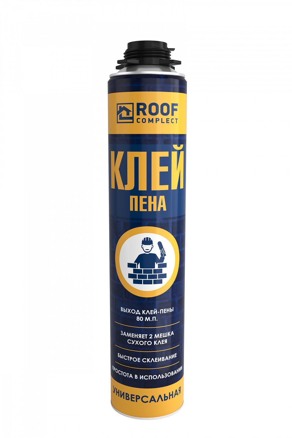 Пено-клей ROOF COMPLEKT 840мл проф 345836 Пено-клей ROOF COMPLEKT 840мл проф 345836