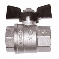 Кран шаровой 1/2" FF бабочка (24/96) BUGATTI 602 Кран шаровой 1/2" FF бабочка (24/96) BUGATTI 602