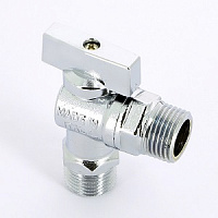 Миникран шаровой UNI-FITT 1/2"х1/2" MM угловой хром 180C2000 Миникран шаровой UNI-FITT 1/2"х1/2" MM угловой хром 180C2000