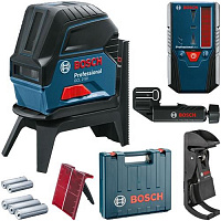 Комбинированный лазерный нивелир Bosch GCL 2-50 + RM1 + BM3 + LR6 + кейс 0.601.066.F01 Комбинированный лазерный нивелир Bosch GCL 2-50 + RM1 + BM3 + LR6 + кейс 0.601.066.F01