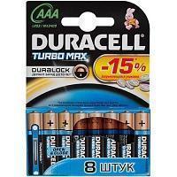 Батарейка AAA Turbo MX2400 К8 8шт Duracell 81417105 Батарейка AAA Turbo MX2400 К8 8шт Duracell 81417105