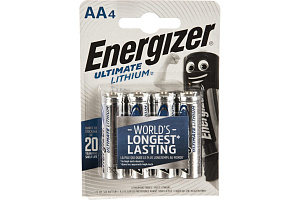 Батарейка Energizer АА E91/AA BP4 литиевая (4 шт) 416093 Батарейка Energizer АА E91/AA BP4 литиевая (4 шт) 416093